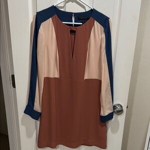 BCBGMaxAzria Colorblock Shift Dress